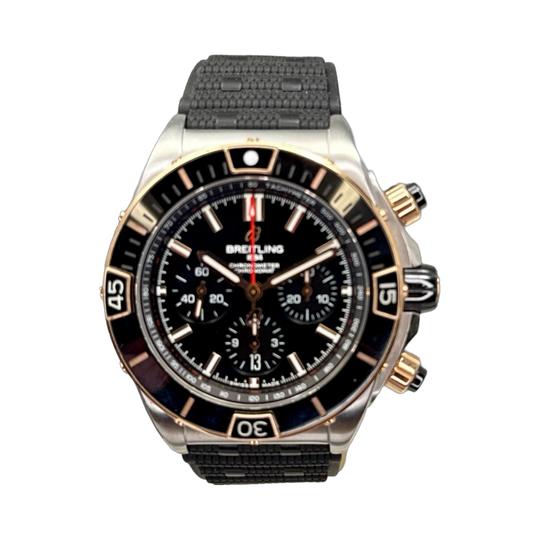 Breitling Super Chronomat 44  B01 44mm Steel + Rose Ref. UB0136