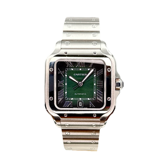 Cartier Santos de Cartier LM Ref. WSSA0062 Green Dial