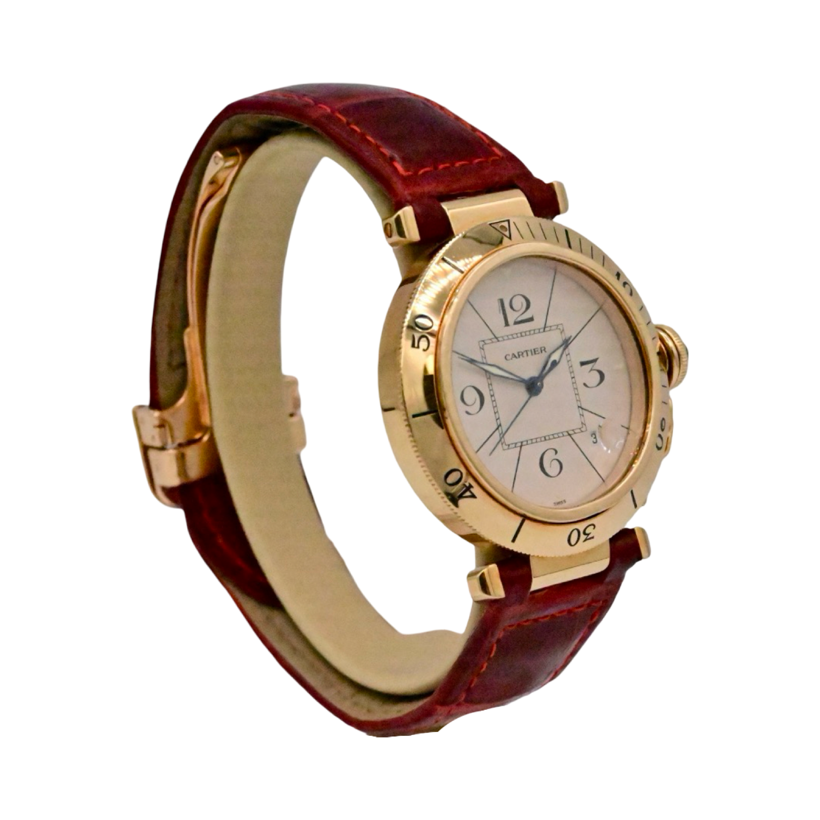 Cartier Pasha Seatimer de Cartier 18k Ref. 1989