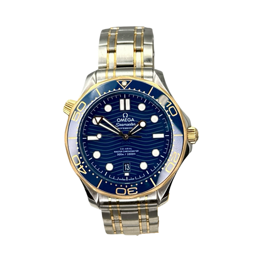 Omega Seamaster Diver 300 Steel and Yellow Gold onBracelet  Ref. 210.20.42.20.03.001
