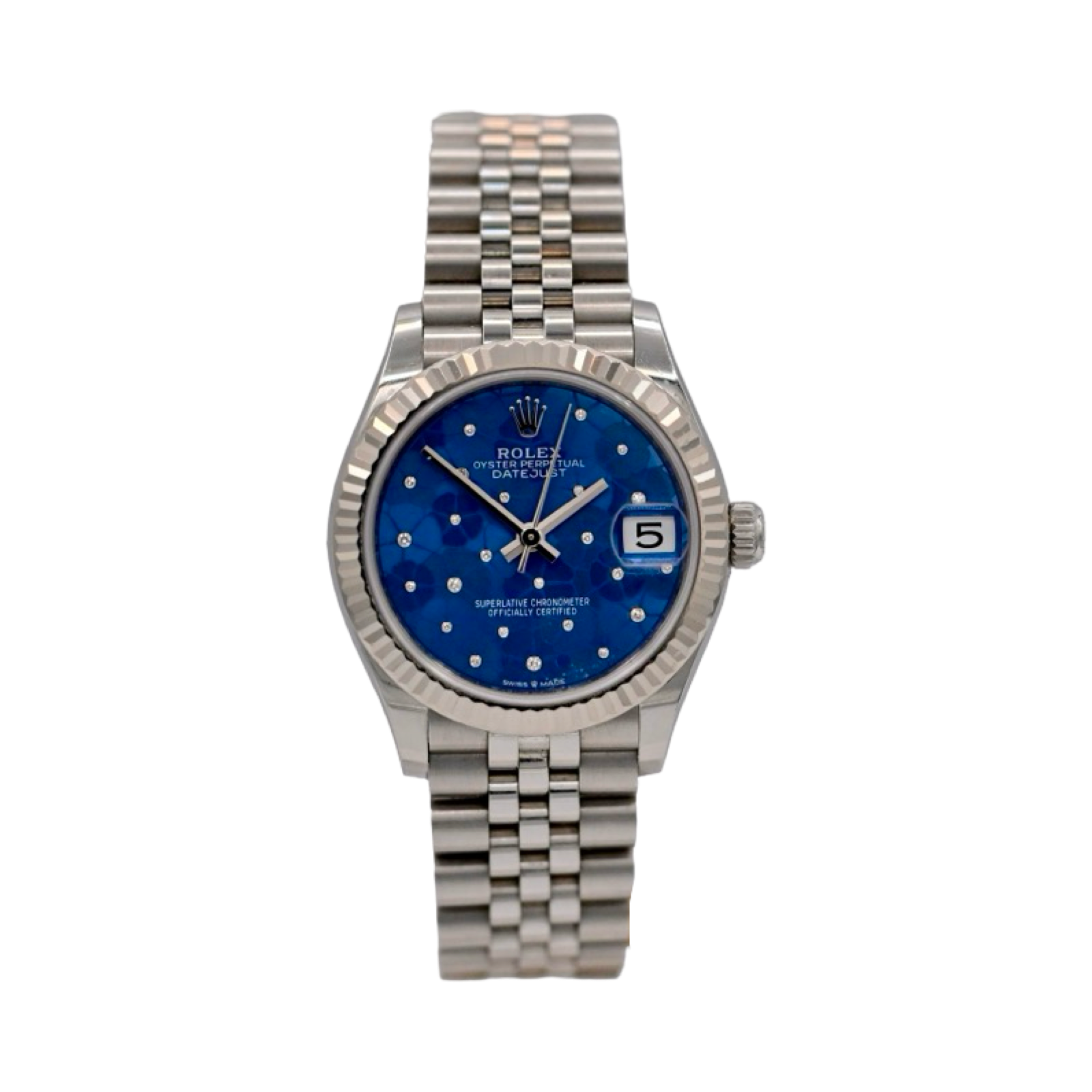 Rolex Datejust 31mm Azuro Floral Dial Ref. 278274