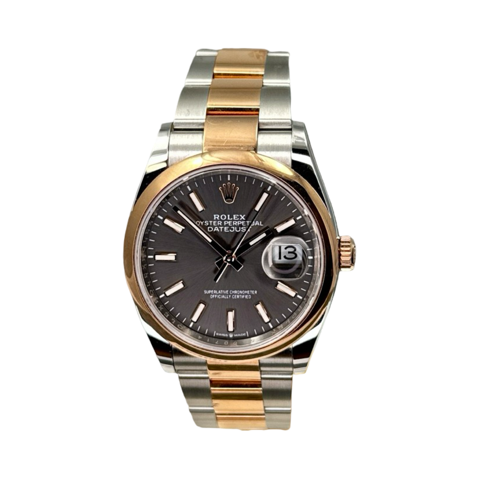 Rolex Oyster Perpetual Datejust 36 Steel + Rose Ref. 126201