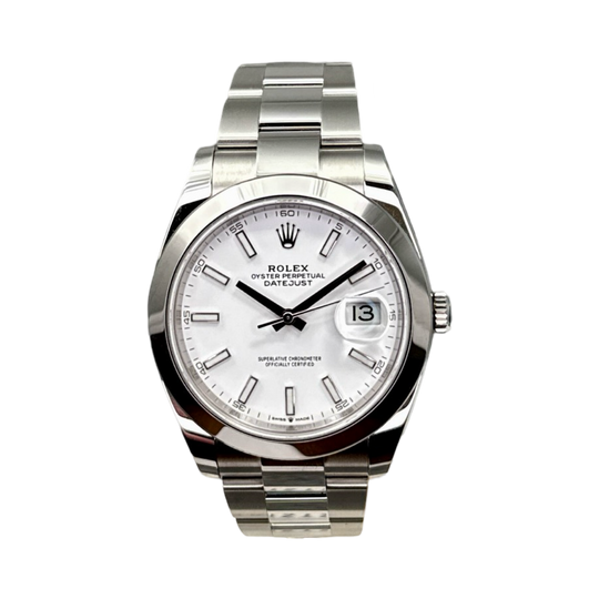 Rolex Datejust 41mm White Dial Ref. 126300