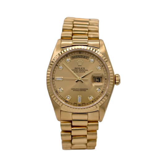 Rolex Day Date 36 Ref. 18038 Diamond Dial