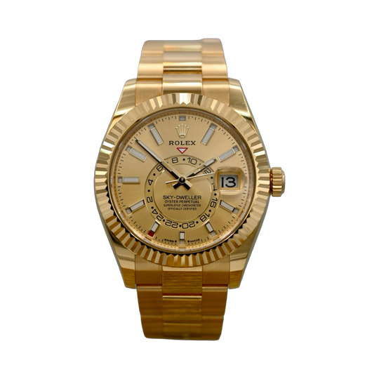 Rolex Sky Dweller 18k Yellow Gold Ref. 336938