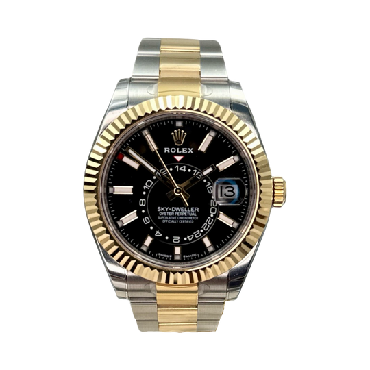 Rolex Sky Dweller Steel + 18k on Oyster Ref. 336933