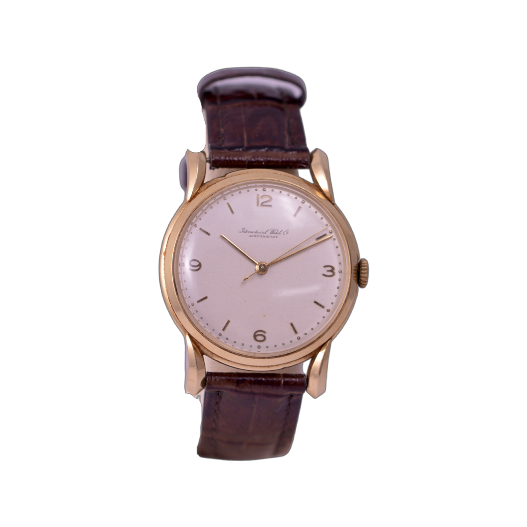 Iwc 18k gold discount watch