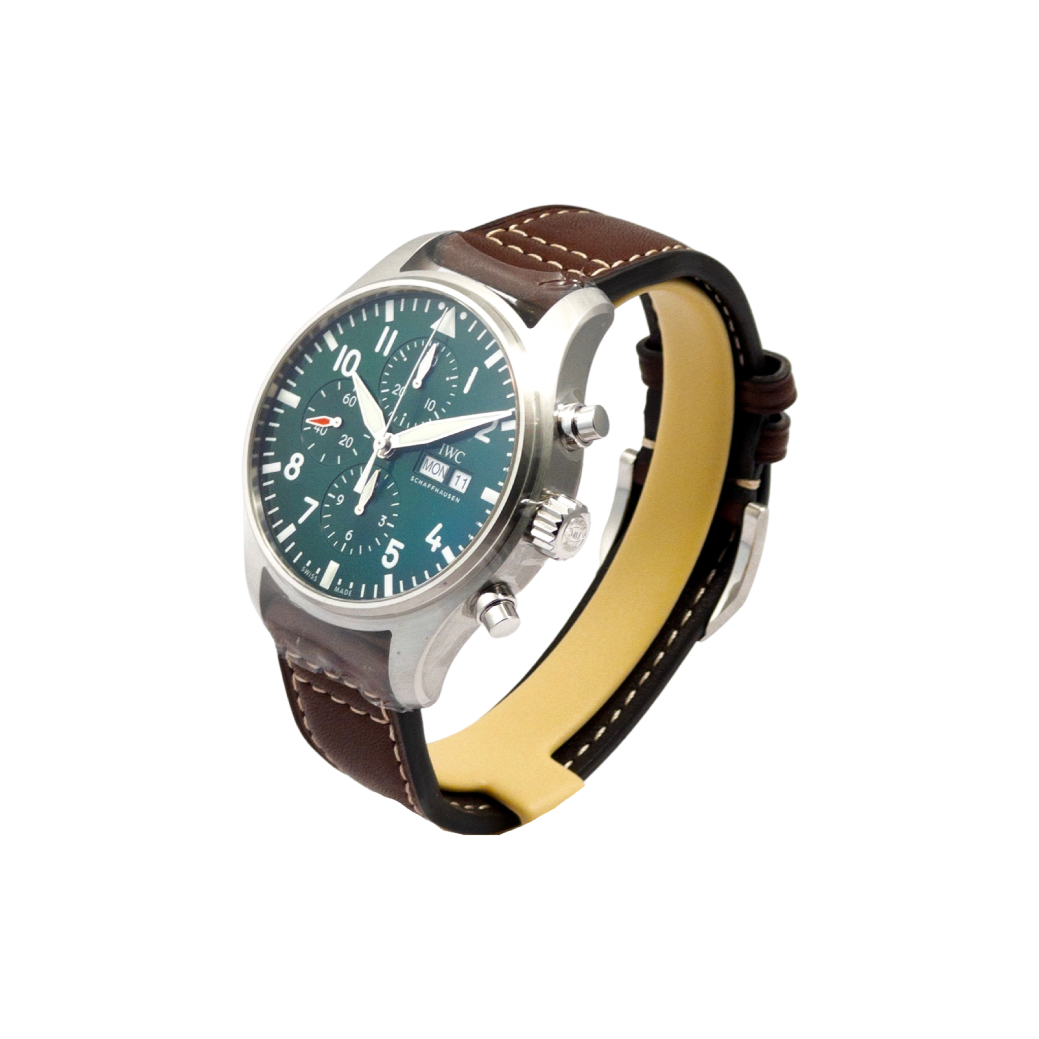 IWC Pilot Chrono British Racing Green Limited Edition Ref. 377726